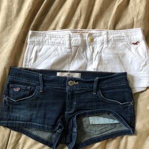 🌿Hollister low-waist shortie shorts bundle